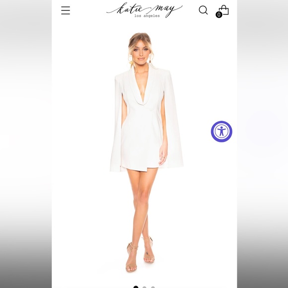 Katie May Boss Lady Cape Dress - Picture 1 of 9